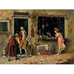 Giulio Beda, PRZED ANTYKWARIATEM WE WŁOSZECH