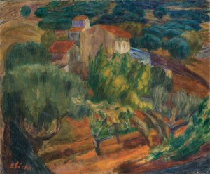 Eugeniusz Eibisch, PEJZAŻ PROWANSALSKI, 1930-1932
