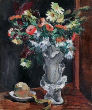 Alicja Halicka, MARTWA NATURA Z OBRANYM JABŁKIEM, 1930