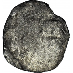 RRR-, Jadwiga i Władysław Jagiełło 1386-1399, Denar, Wschowa, jednostronny, R7