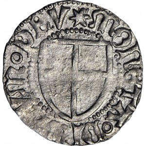 RR-, Zakon Krzyżacki, Henryk VI Reuss von Plauen 1467-1470, Szeląg, gwiazdka na rewersie