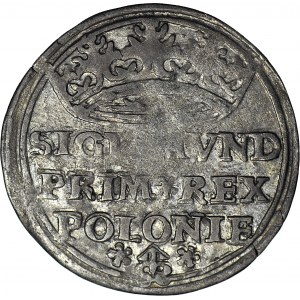 Zygmunt I Stary, Grosz 1527, Kraków, DWIE DATY 1527-1527