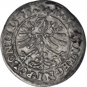 Zygmunt I Stary, Grosz 1545, ogon orła zawinięty do dołu
