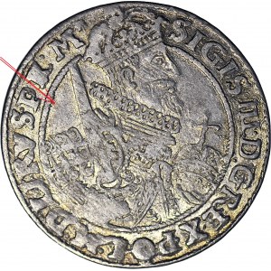R-, Zygmunt III Waza, Ort 1622, Bydgoszcz, PR.M+, BEZ KOKARDY ZA MIECZEM