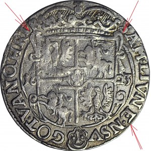 R-, Zygmunt III Waza, Ort 1623, Bydgoszcz, KOKARDY, NE zamiast NEC, R4