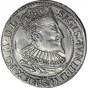 Zygmunt III Waza, Szóstak 1596, Malbork, piękny