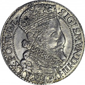 R-, Zygmunt III Waza, Szóstak 1599, Malbork, duża głowa, rzadki
