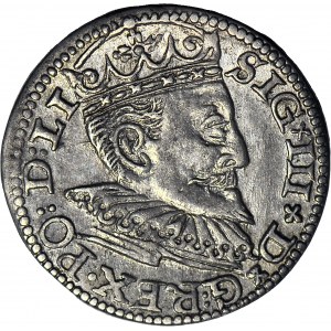Zygmunt III Waza, Trojak 1595, Ryga, LI