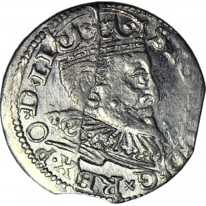 R-, Zygmunt III Waza, Trojak 1597 Ryga, nienotowany