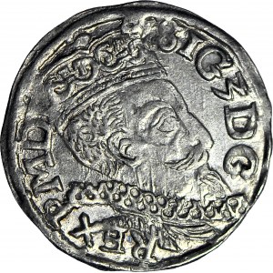 R-, Zygmunt III Waza, Trojak 1597 Lublin duża data