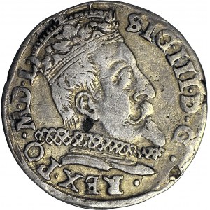 Zygmunt III Waza, Trojak 1598 Wilno, głowa wołu