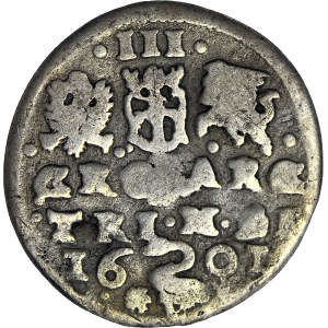 R-, Zygmunt III Waza, Trojak Wilno 1601, Łabędź, R3