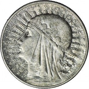 10 złotych 1932, głowa kobiety, Londyn