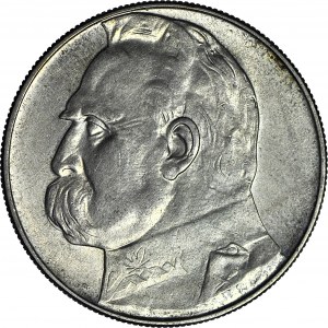 10 złotych 1937, Piłsudski, menniczy