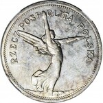5 złotych 1928 Nike, Bruksela, bez znaku