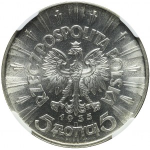5 złotych 1935, Piłsudski, gabinetowy