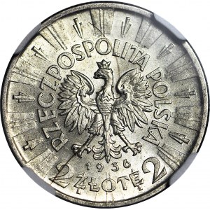 2 złote 1936, Piłsudski, rzadkie, menniczy