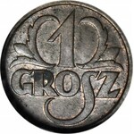 1 grosz 1931, menniczy, kolor RB