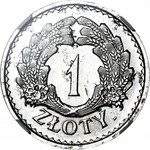 RR-, 1 złoty 1928, kłosy, nakład 15 sztuk