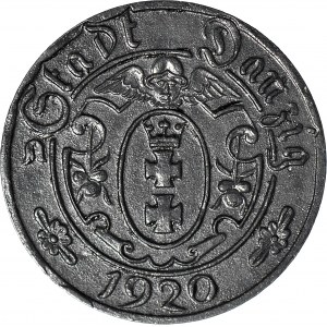 Wolne Miasto Gdańsk, 10 fenigów 1920, 56 perełek