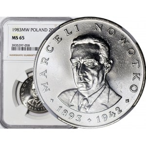 20 złotych 1983, Nowotko, najrzadszy rocznik