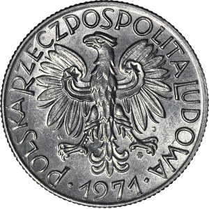 5 złotych 1971, Rybak, menniczy