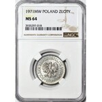1 złoty 1971, mennicze
