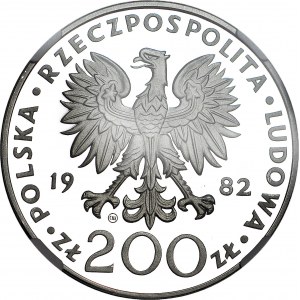 200 złotych 1982 Jan Paweł II, lustrzany
