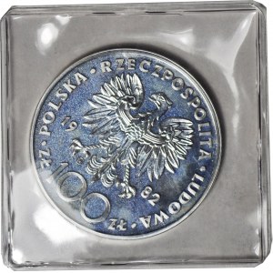 100 złotych 1982, Jan Paweł, stempel zwykły, oryginalna zgrzewka