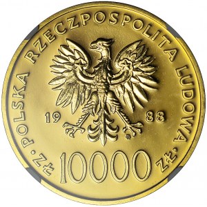 10 000 złotych, Jan Paweł, 1988, mennicze