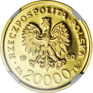 20.000 złotych 1990, Solidarność, tylko 1 szt wyżej