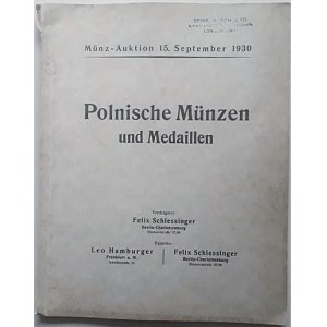 Katalog aukcji kolekcji M. Frankiewicza (oryginał), Berlin 1930