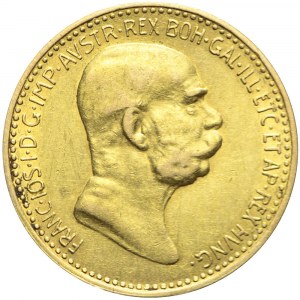 Austria, Franciszek Józef, 10 koron 1908, Wiedeń