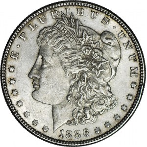 Stany Zjednoczone Ameryki (USA), 1 dolar 1886, Filadelfia, typ Morgan