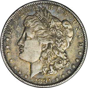 Stany Zjednoczone Ameryki (USA), 1 dolar 1891, Filadelfia, typ Morgan