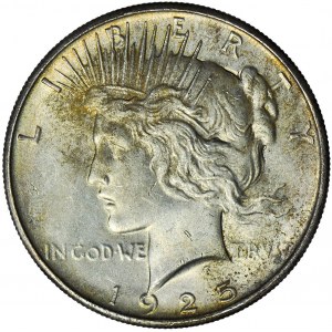 Stany Zjednoczone Ameryki (USA), 1 dolar 1925, Filadelfia, typ Peace