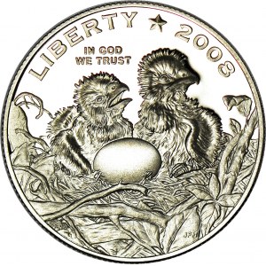 Stany Zjednoczone Ameryki (USA), Half Dollar(50 centów) 2008, S Bald Eagle, DC (Proof)