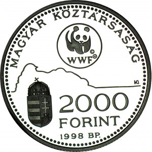 Węgry, 2000 Forintów 1998, Jaskółki