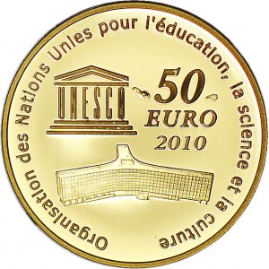 Francja, Francja, 50 euro 2010, Tadż Mahal