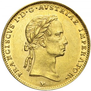 Włochy, Franciszek I, 1/2 sovrano 1835, Mediolan
