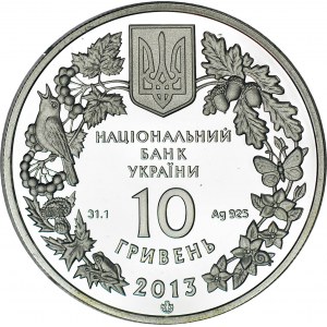 Ukraina, 10 hrywien 2013 Drop