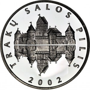 Litwa, 50 litów 2002, Zamek Troki, b. rzadki