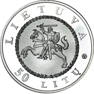 Litwa, 50 litów 2004, Uniwersytet Wileński, rzadki