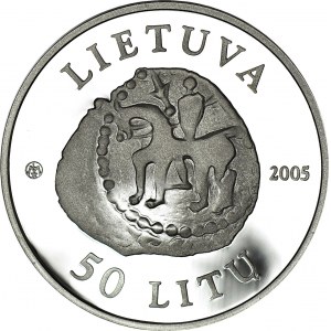 Litwa, 50 litów 2005, Kernave, rzadkie
