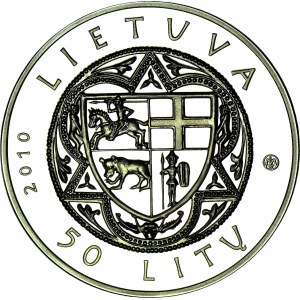 Litwa, 50 litów 2010, 600 lat bitwy pod Grunwaldem