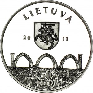 Litwa, 50 litów 2011, Wilno Górny Zamek