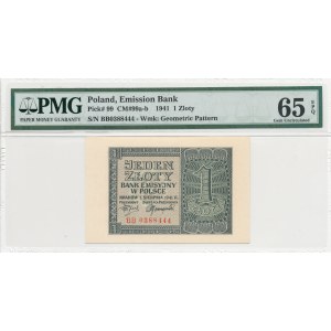1 złoty 1940, ser. BB