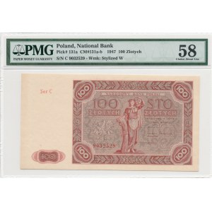 100 złotych 1947, ser. C