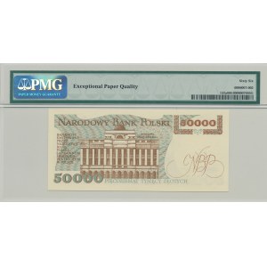 50.000 złotych 1989, ser. AA 0300626