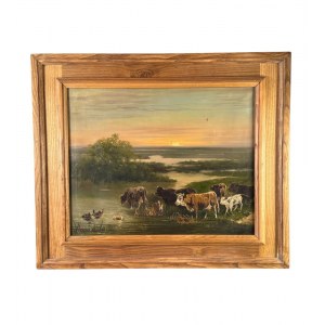 ANONIMO, Landscape with a Flock